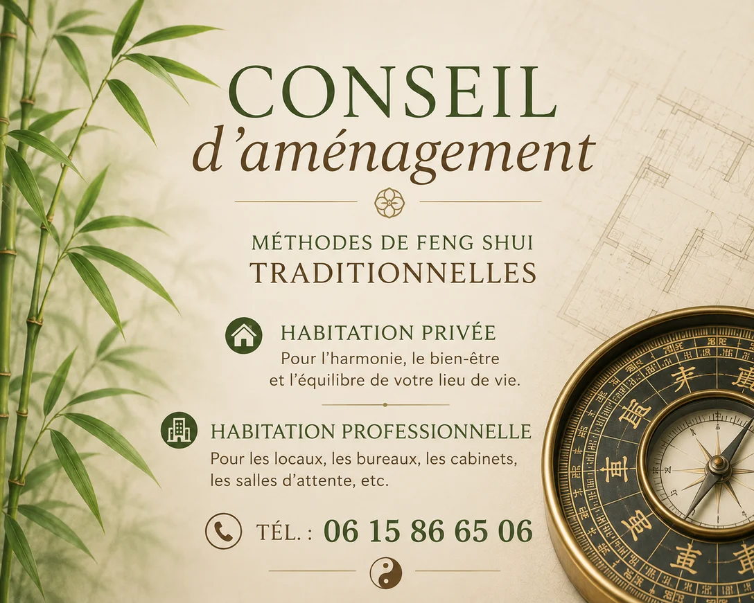 étude méthode feng shui personnalisée traditionnelle