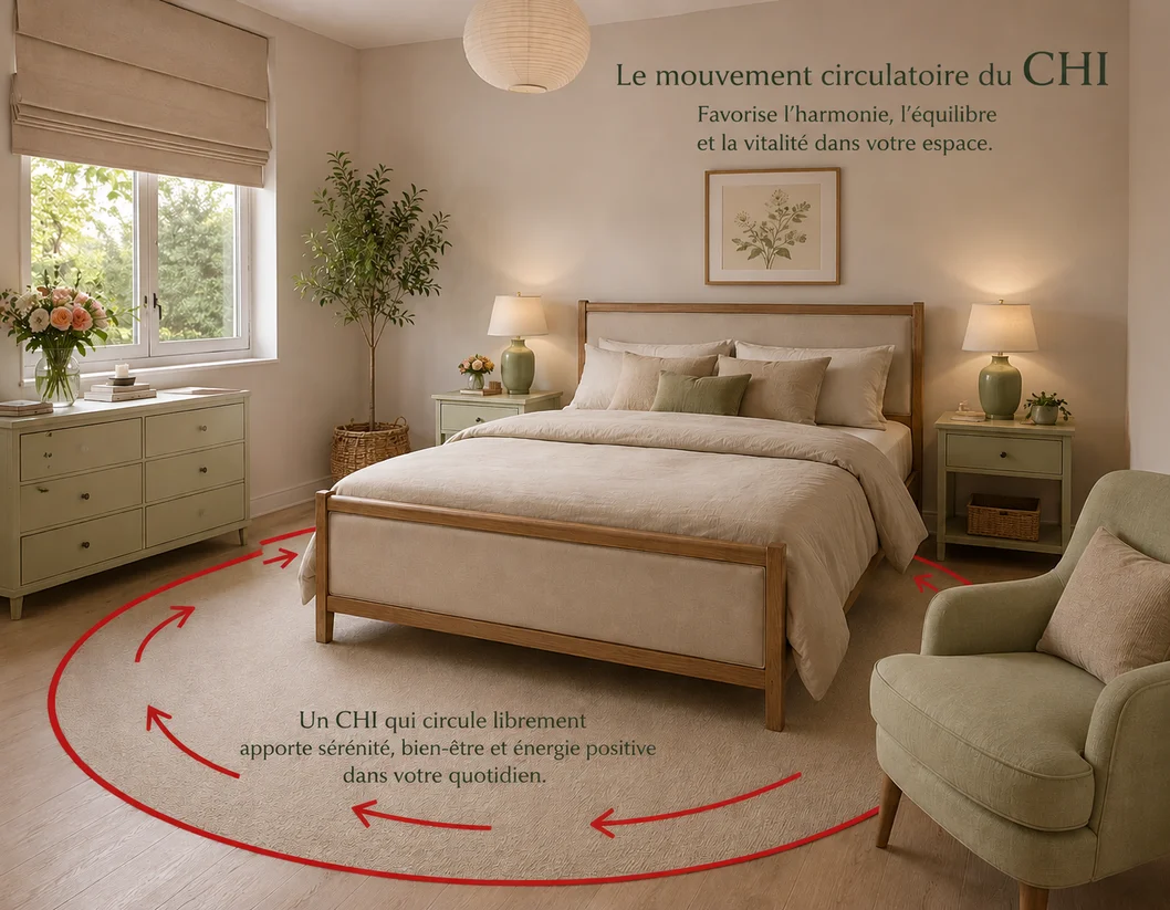 aménagement chambre méthode feng shui traditionnelle